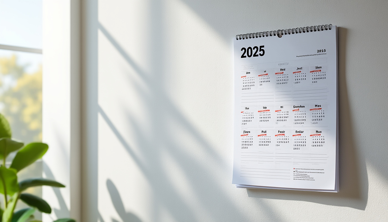 découvrez le nombre de jours fériés en 2025 en france, avec un calendrier complet des dates à noter pour planifier vos congés et profiter pleinement des jours de repos officiels.